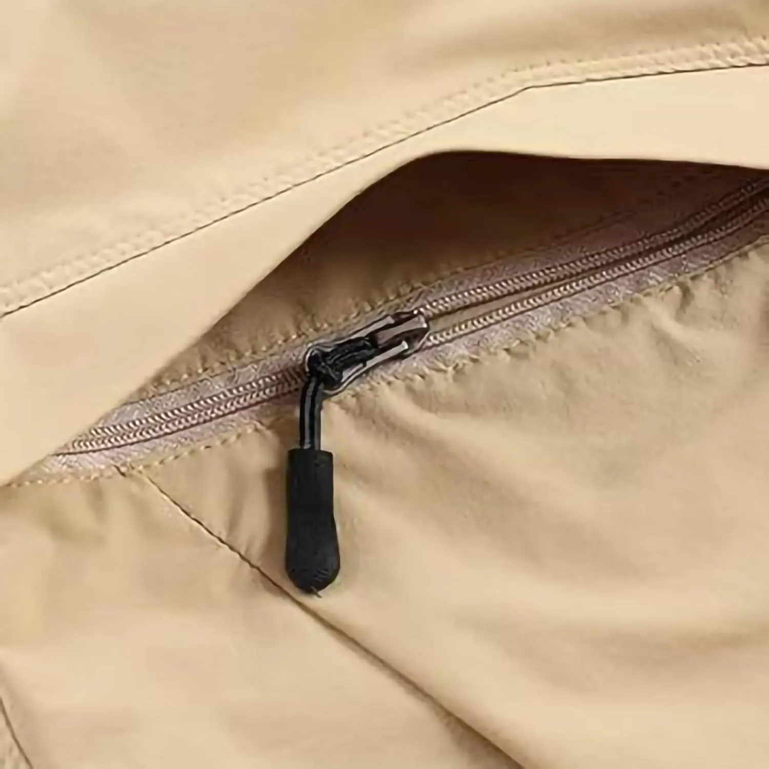 Men's Cargo Shorts Breathable Stretch Lightweight Short Pants with Multi Pockets Elastic Waist Soft Activewear