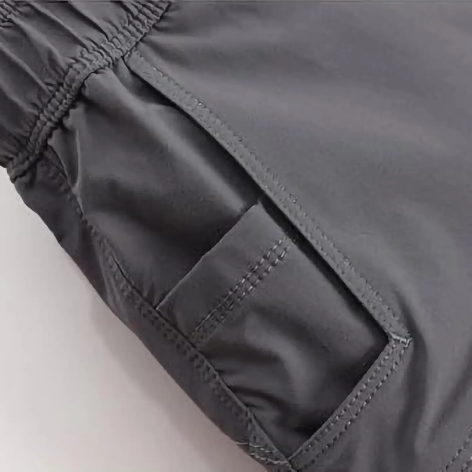 Men's Cargo Shorts Breathable Stretch Lightweight Short Pants with Multi Pockets Elastic Waist Soft Activewear