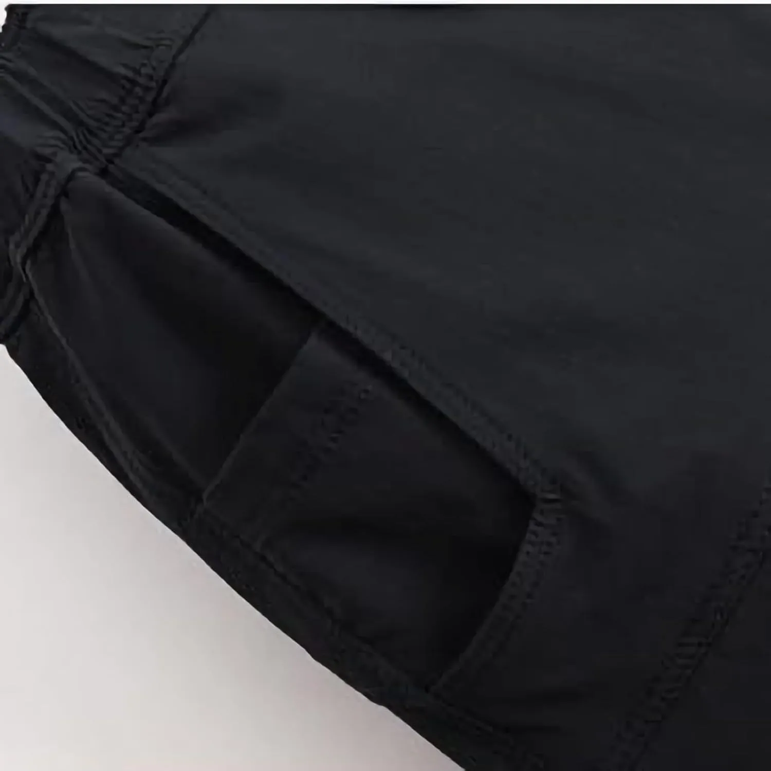 Men's Cargo Shorts Breathable Stretch Lightweight Short Pants with Multi Pockets Elastic Waist Soft Activewear