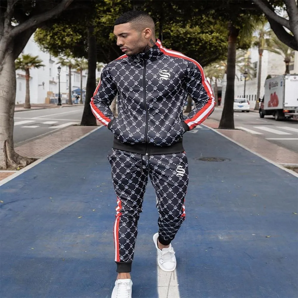 Men's Casual Stand-Up Collar Track Suit