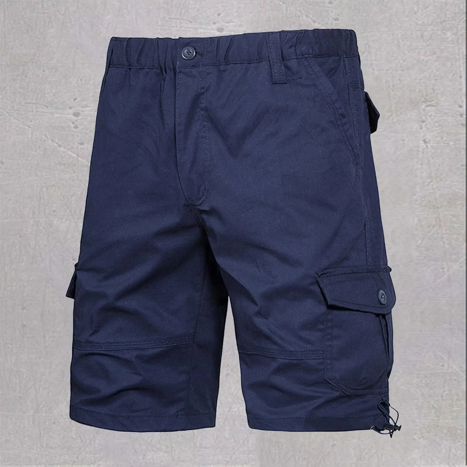 Mens Cotton Cargo Shorts Summer Casaul Relaxed Fit Multi-pockets Bermuda Shorts Athletic Activewear Running Joggers
