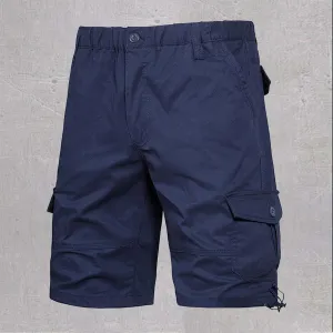 Mens Cotton Cargo Shorts Summer Casaul Relaxed Fit Multi-pockets Bermuda Shorts Athletic Activewear Running Joggers
