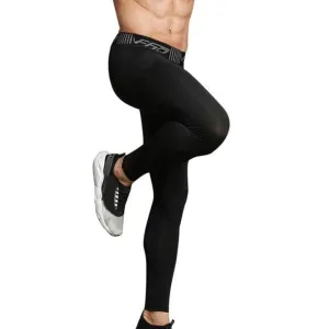 Men's Fitness Compression Pants Dark Black