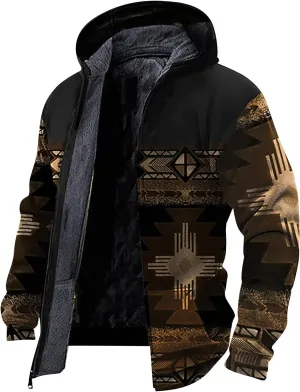 Men'S Fleece Jackets & Coats Heated Casual Camouflage Sports Sweatshirt Long Sleeve Zipper Hooded Jacket Coat
