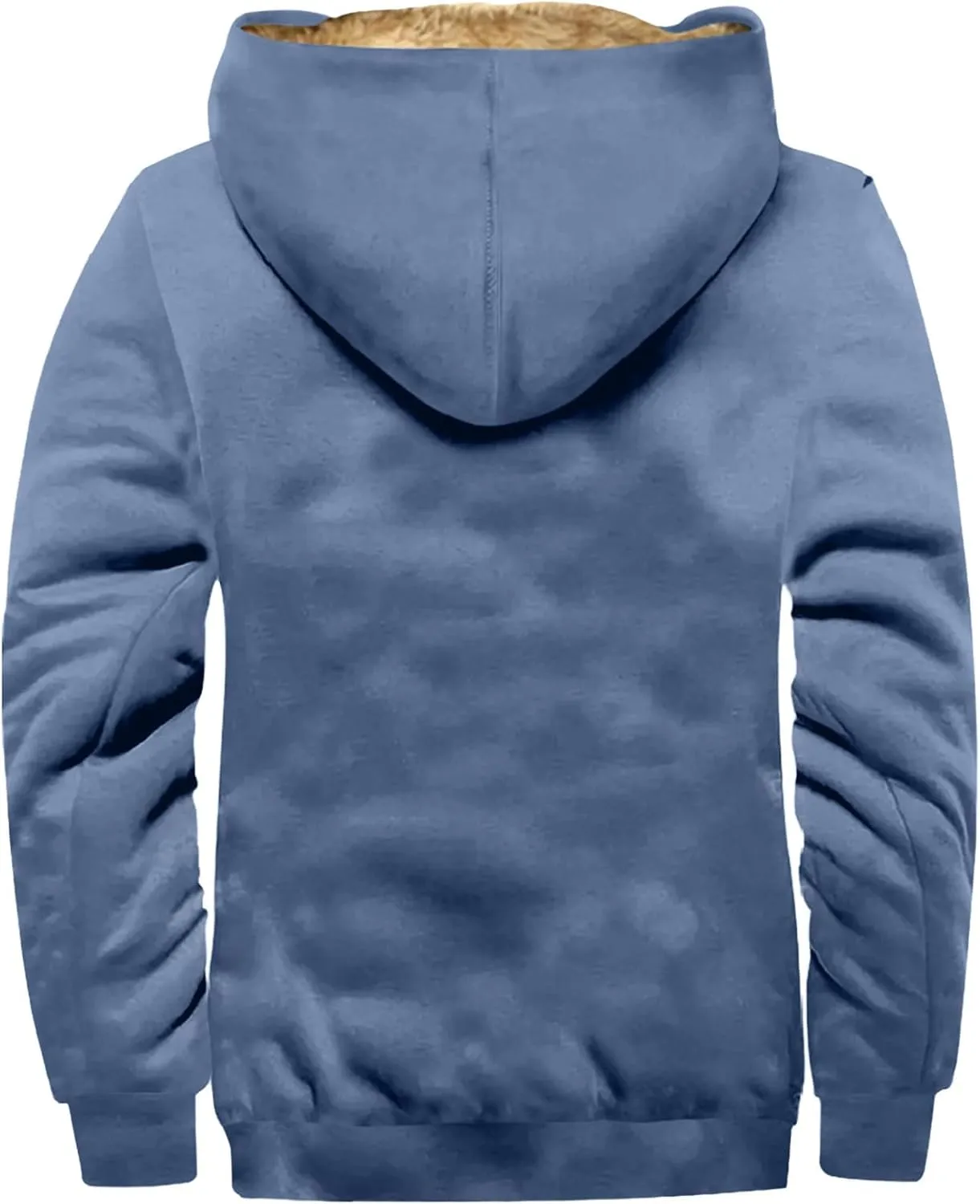 Men'S Fleece Jackets & Coats Heated Casual Camouflage Sports Sweatshirt Long Sleeve Zipper Hooded Jacket Coat