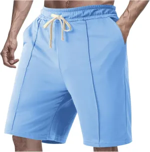 Men's Golf Shorts Quick Dry with Pockets Breathable Lightweight Casual Activewear Drawstring Elastic Outdoor Trunks