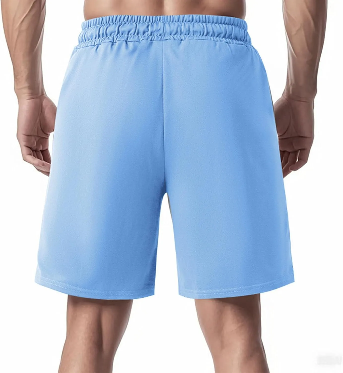 Men's Golf Shorts Quick Dry with Pockets Breathable Lightweight Casual Activewear Drawstring Elastic Outdoor Trunks