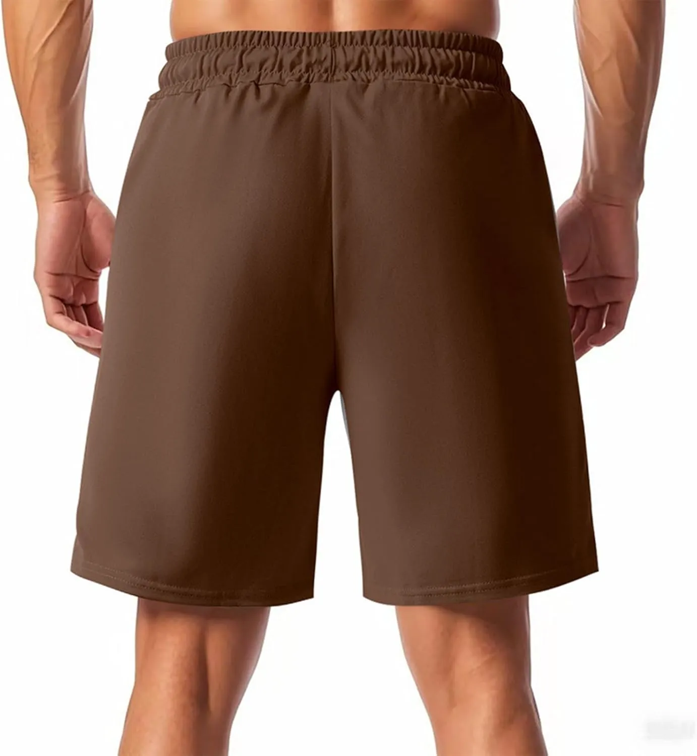 Men's Golf Shorts Quick Dry with Pockets Breathable Lightweight Casual Activewear Drawstring Elastic Outdoor Trunks