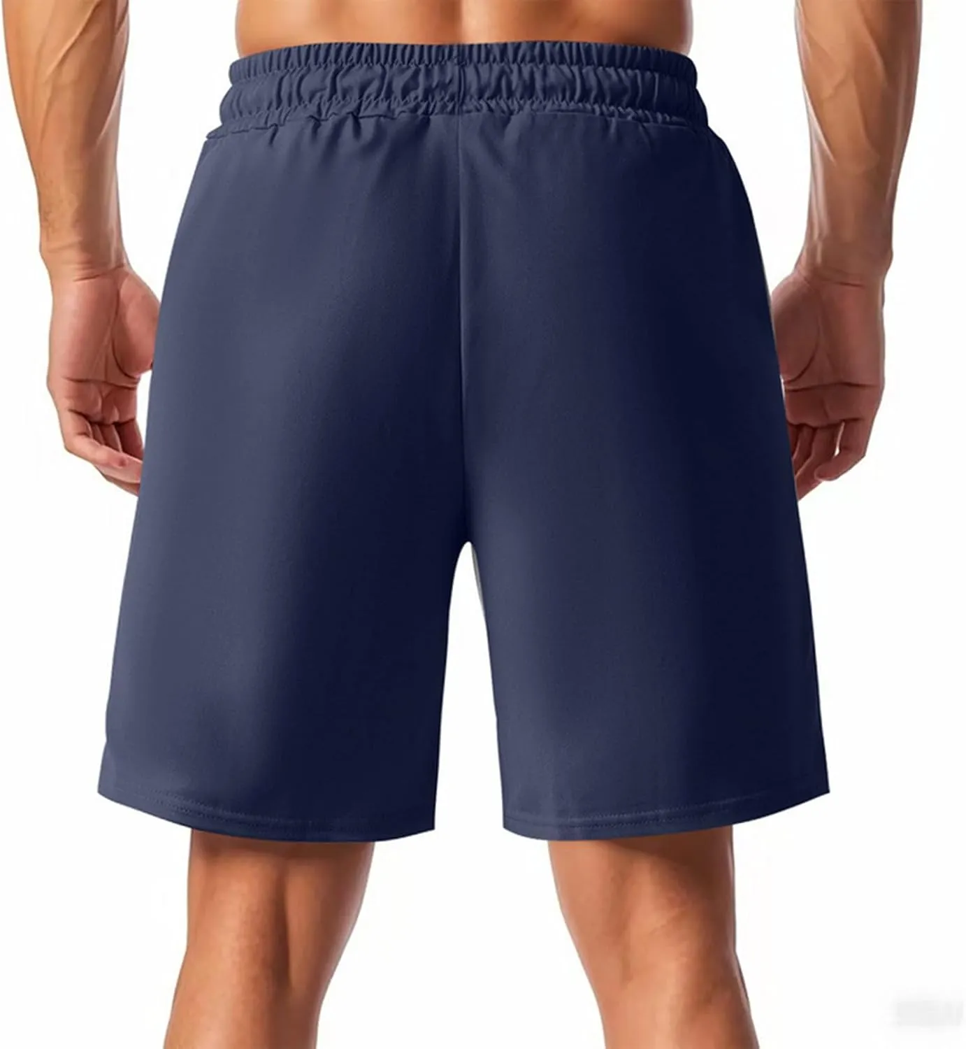 Men's Golf Shorts Quick Dry with Pockets Breathable Lightweight Casual Activewear Drawstring Elastic Outdoor Trunks