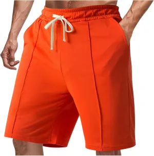 Men's Golf Shorts Quick Dry with Pockets Breathable Lightweight Casual Activewear Drawstring Elastic Outdoor Trunks