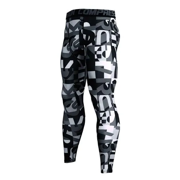 Mens Gym Compression Leggings