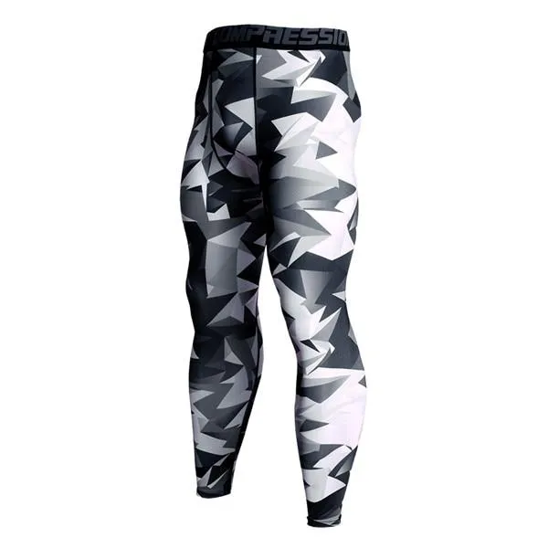 Mens Gym Compression Leggings