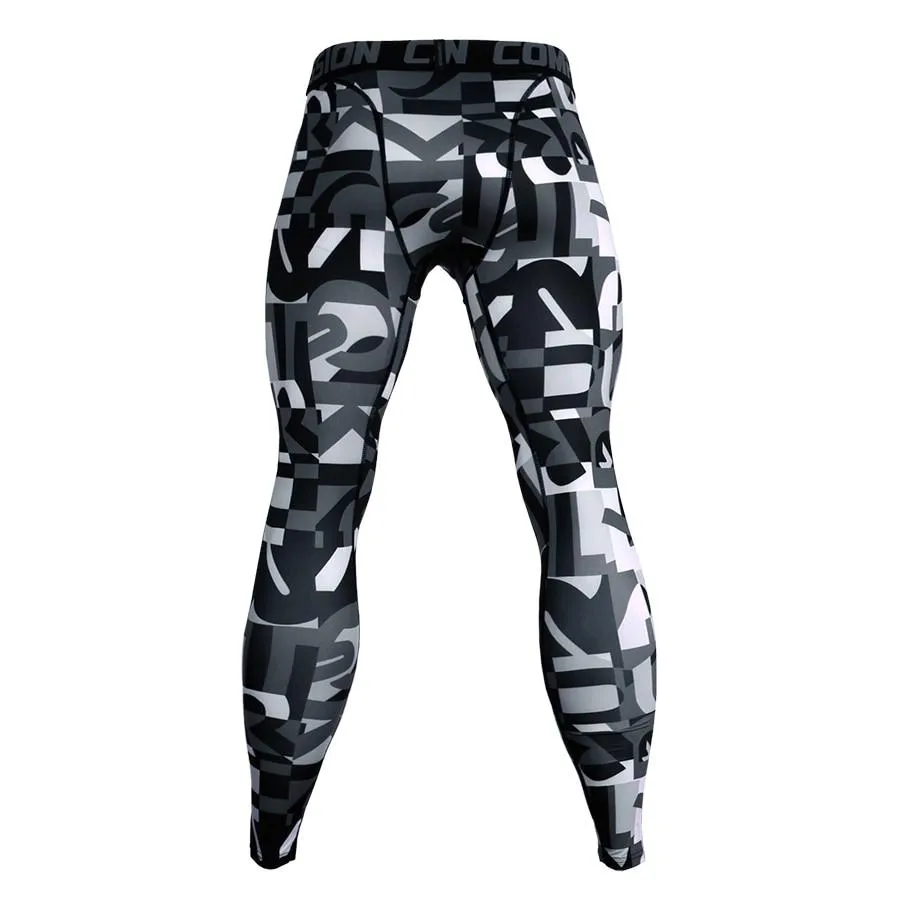 Mens Gym Compression Leggings