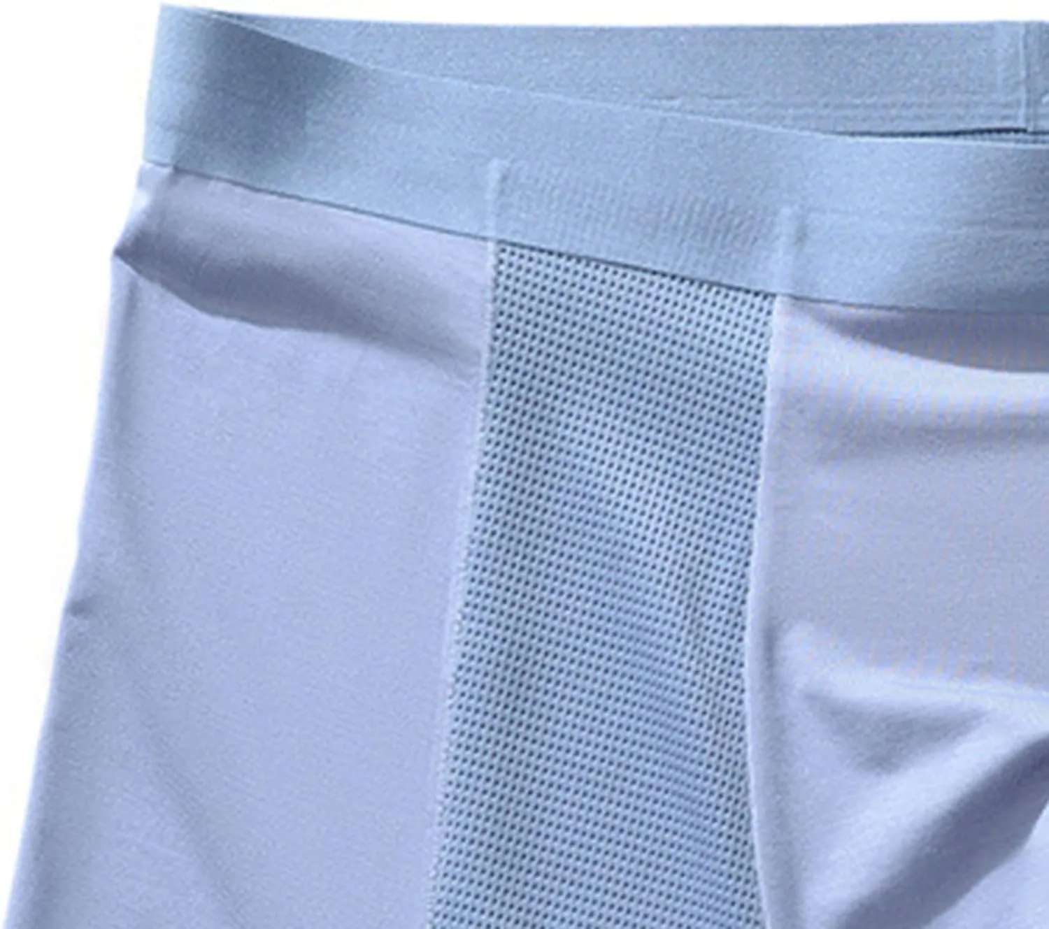 Men's Ice Mesh Boxer Briefs Breathable Seamless Underpants Sports Underwear