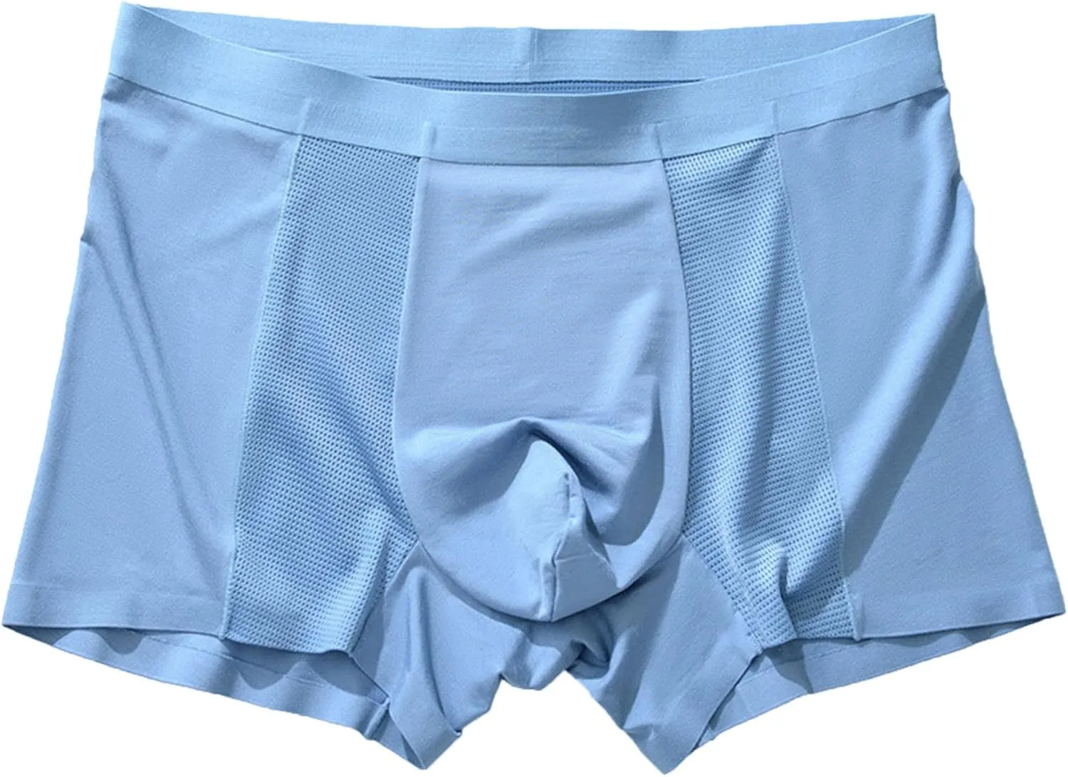 Men's Ice Mesh Boxer Briefs Breathable Seamless Underpants Sports Underwear