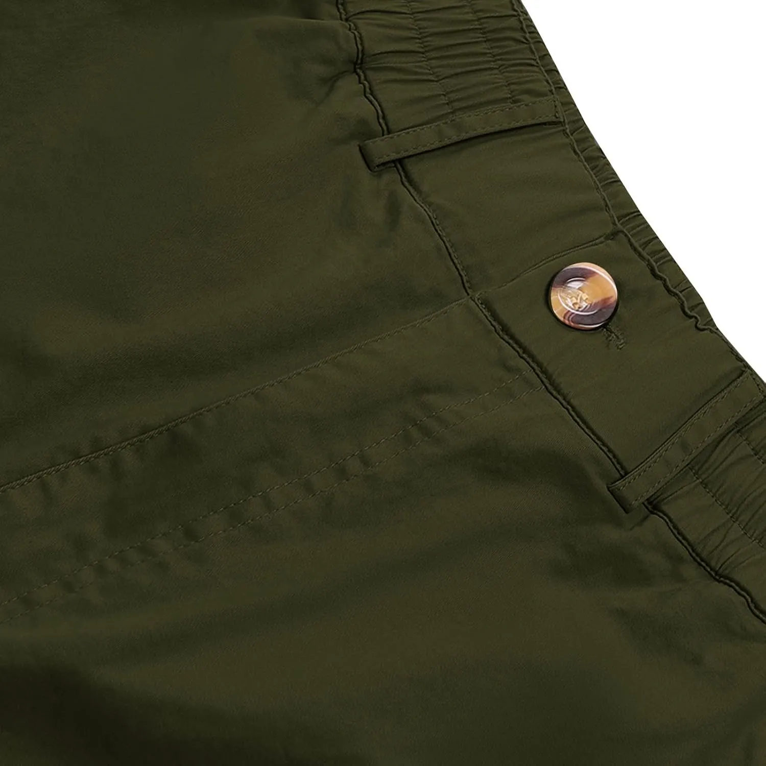 Mens Joggers Elastic Waist Cotton Sports Pants Athletic Workout Trousers Casual Hiking Work Cargo Pants Multi Pockets
