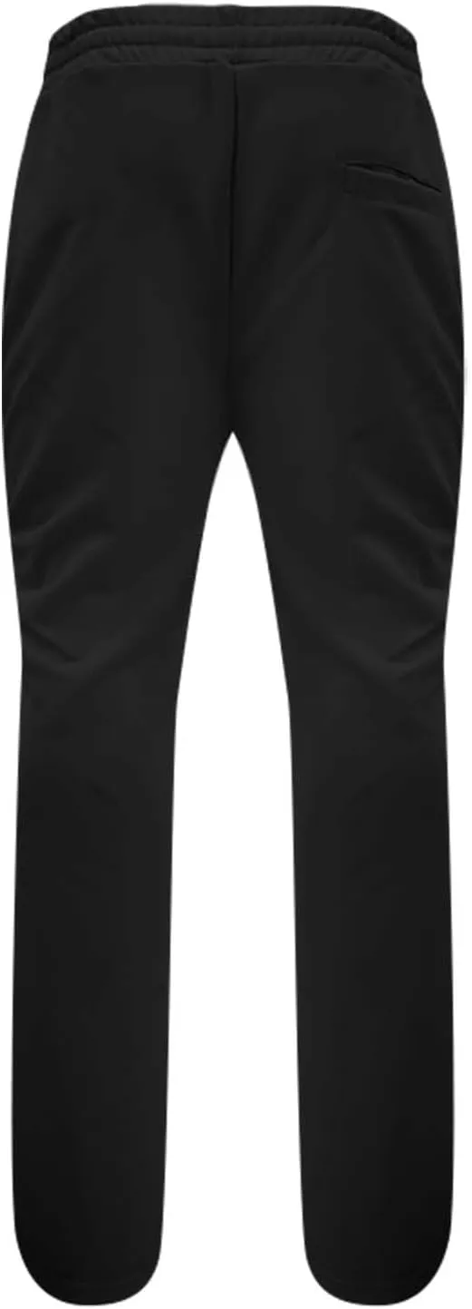 Mens Linen Stacked Flared Sweatpants Loose Fit Casual Hip Hop Wide Leg Peasant Pant Outdoor Athletic Bell Bottom Pant