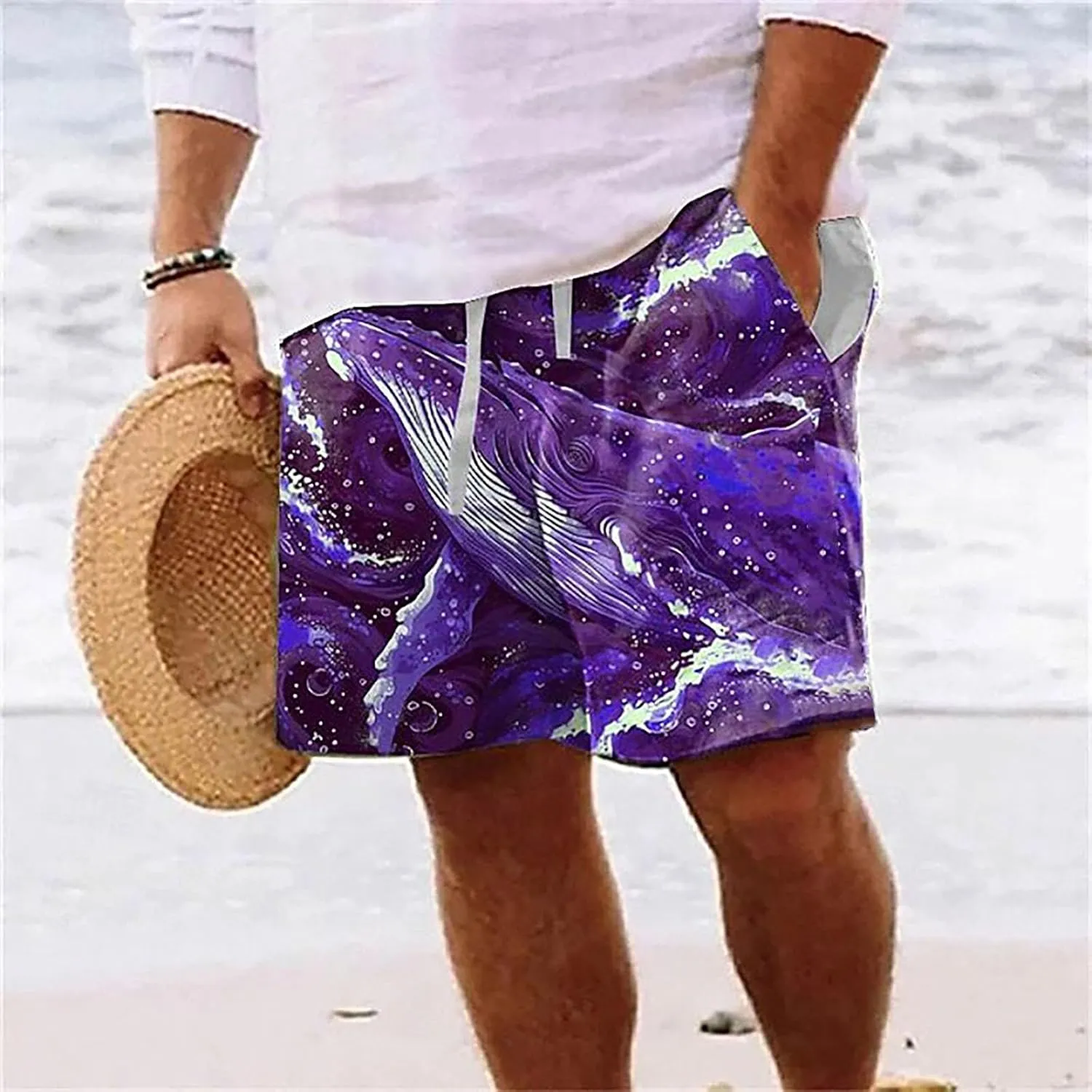 Mens Shorts 9 Inch Inseam Casual Flat Front Shorts Athletic Running Shorts Quick Dry Activewear Slim-Fit Golf Shorts