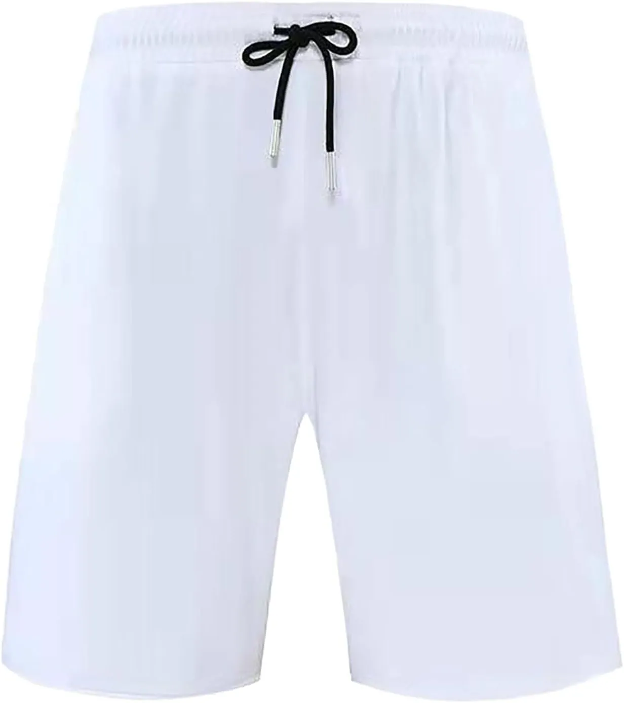 Mens Shorts Cargo Men's Workout Shorts Elastic Waistband Casual Lightweight Sports Gym Activewear