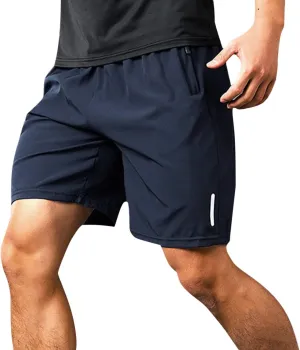 Mens Shorts Cargo Stretch, Men's Workout Shorts with Phone Pocket Casual Athletic Performance Gym Shorts Activewear