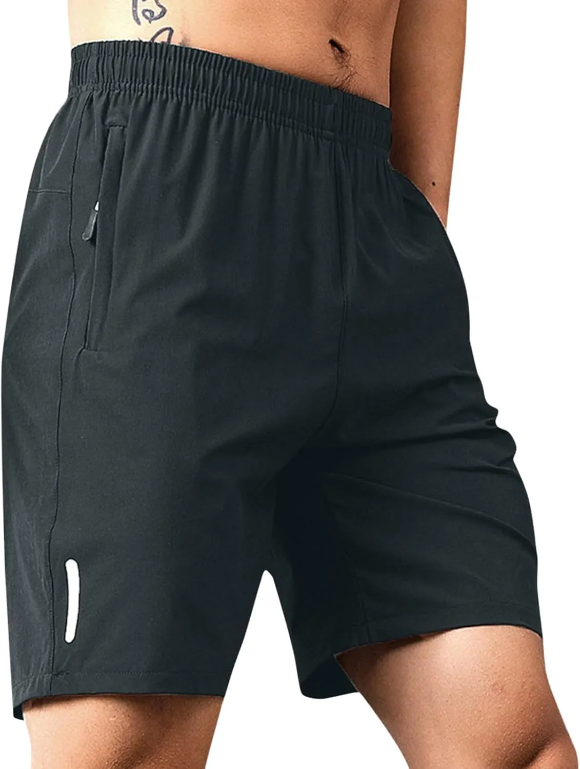 Mens Shorts Cargo Stretch, Men's Workout Shorts with Phone Pocket Casual Athletic Performance Gym Shorts Activewear