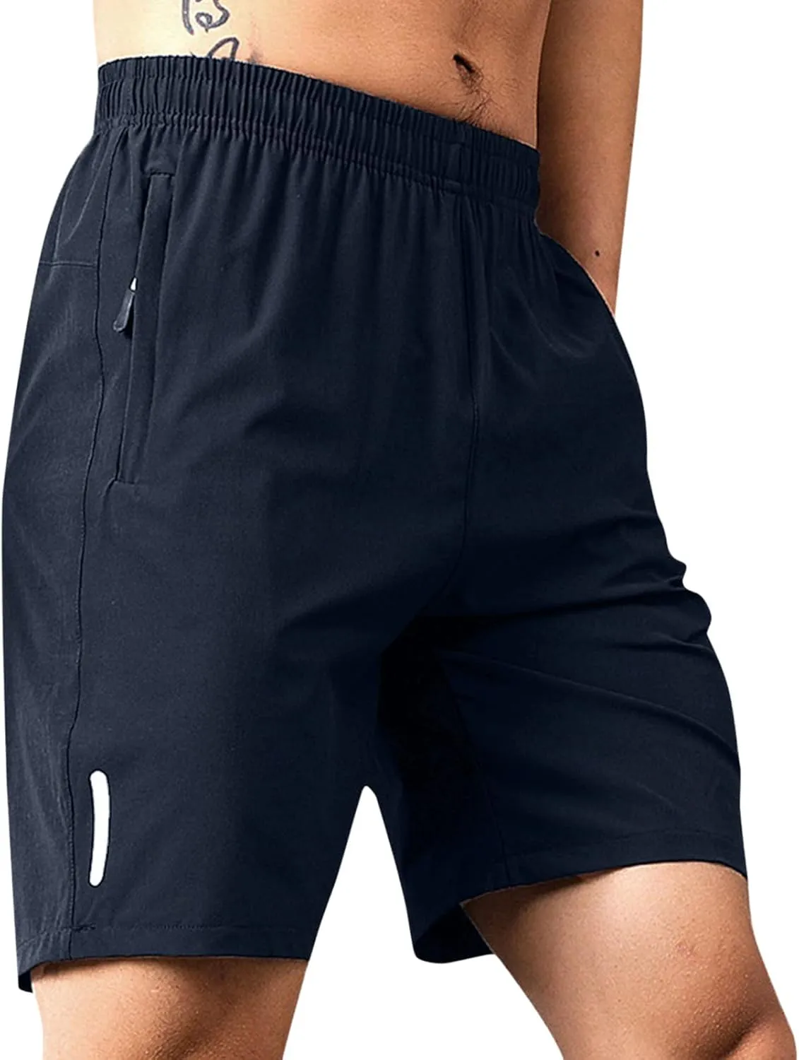 Mens Shorts Cargo Stretch, Men's Workout Shorts with Phone Pocket Casual Athletic Performance Gym Shorts Activewear