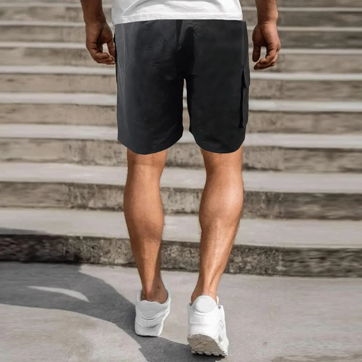 Mens Shorts CasualMen's Hiking Cargo Shorts Outdoor Tactical Shorts with Multi Pockets for Fishing Casual Shorts