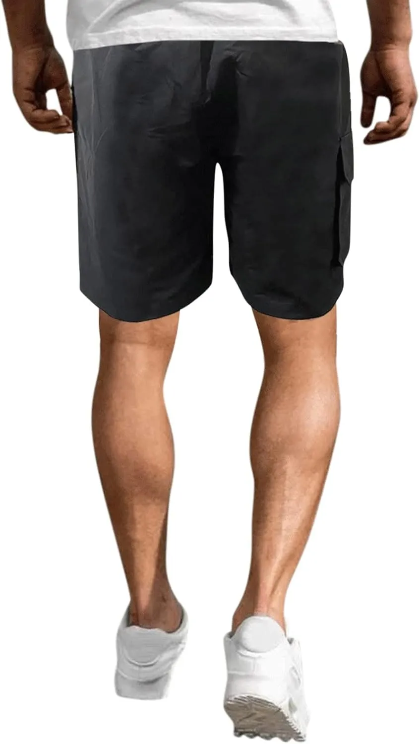Mens Shorts CasualMen's Hiking Cargo Shorts Outdoor Tactical Shorts with Multi Pockets for Fishing Casual Shorts