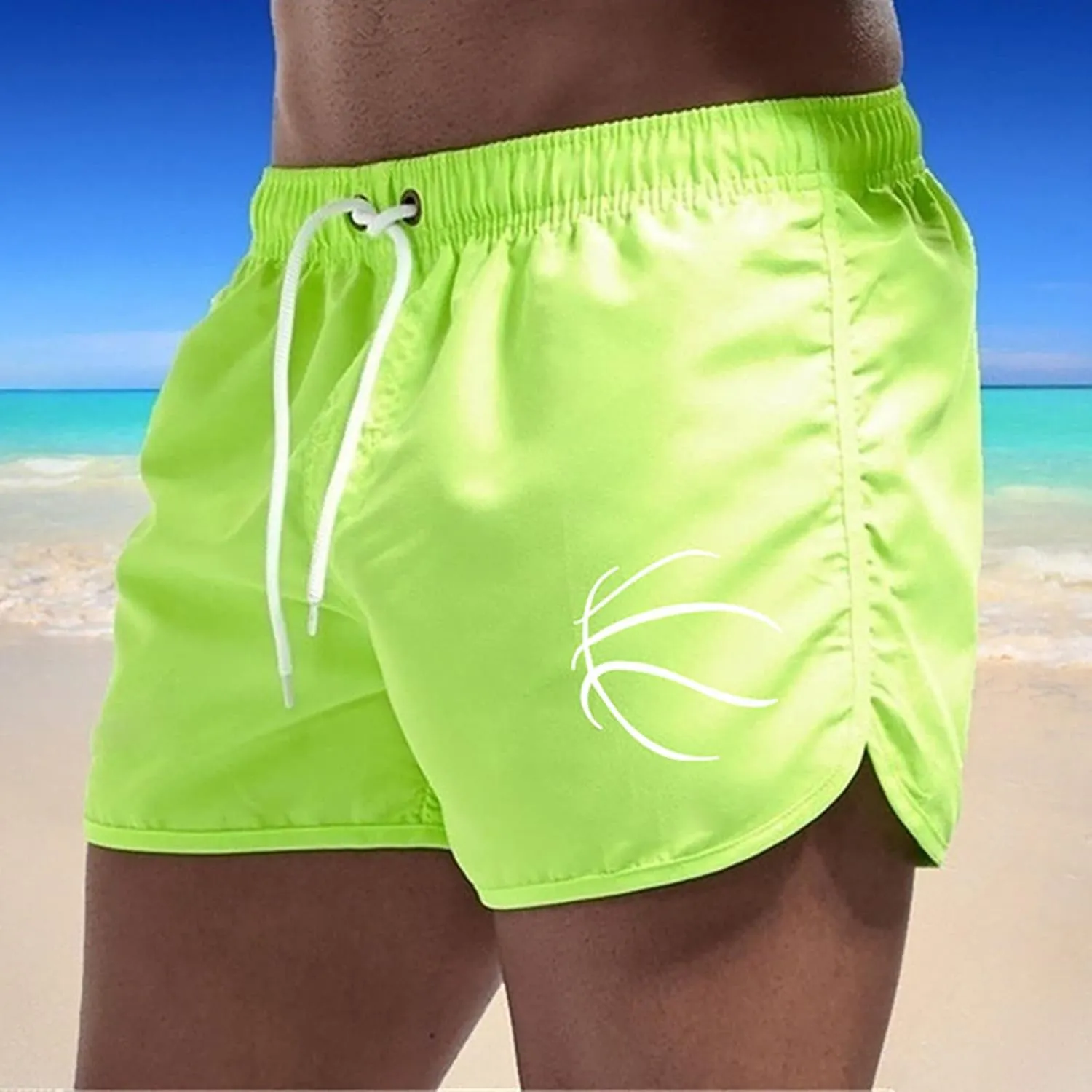 Mens Shorts with Zipper Pockets, Men's Workout Shorts with Phone Pocket Casual Athletic Performance Gym Shorts Activewear