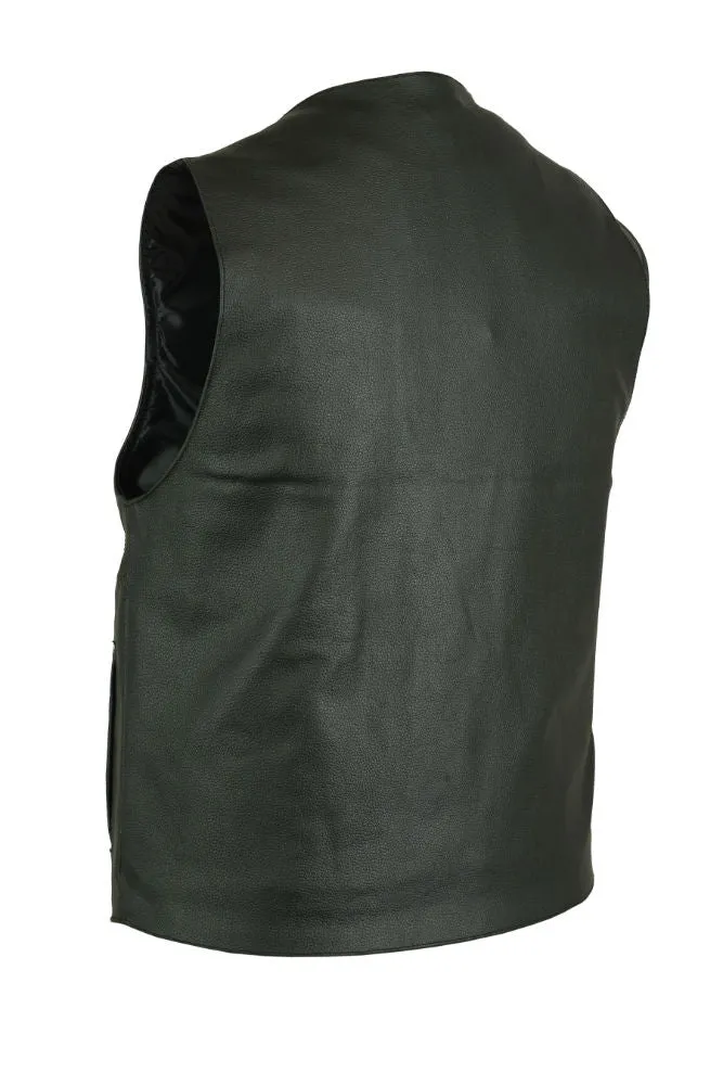 Men's Single Back Panel Concealed Carry Vest (Buffalo Nickel He