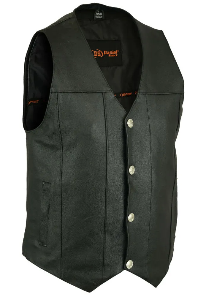 Men's Single Back Panel Concealed Carry Vest (Buffalo Nickel He