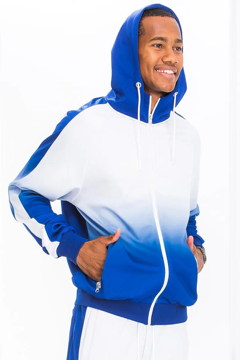 Mens Skyy Ombre Set Two-Piece Track Suit