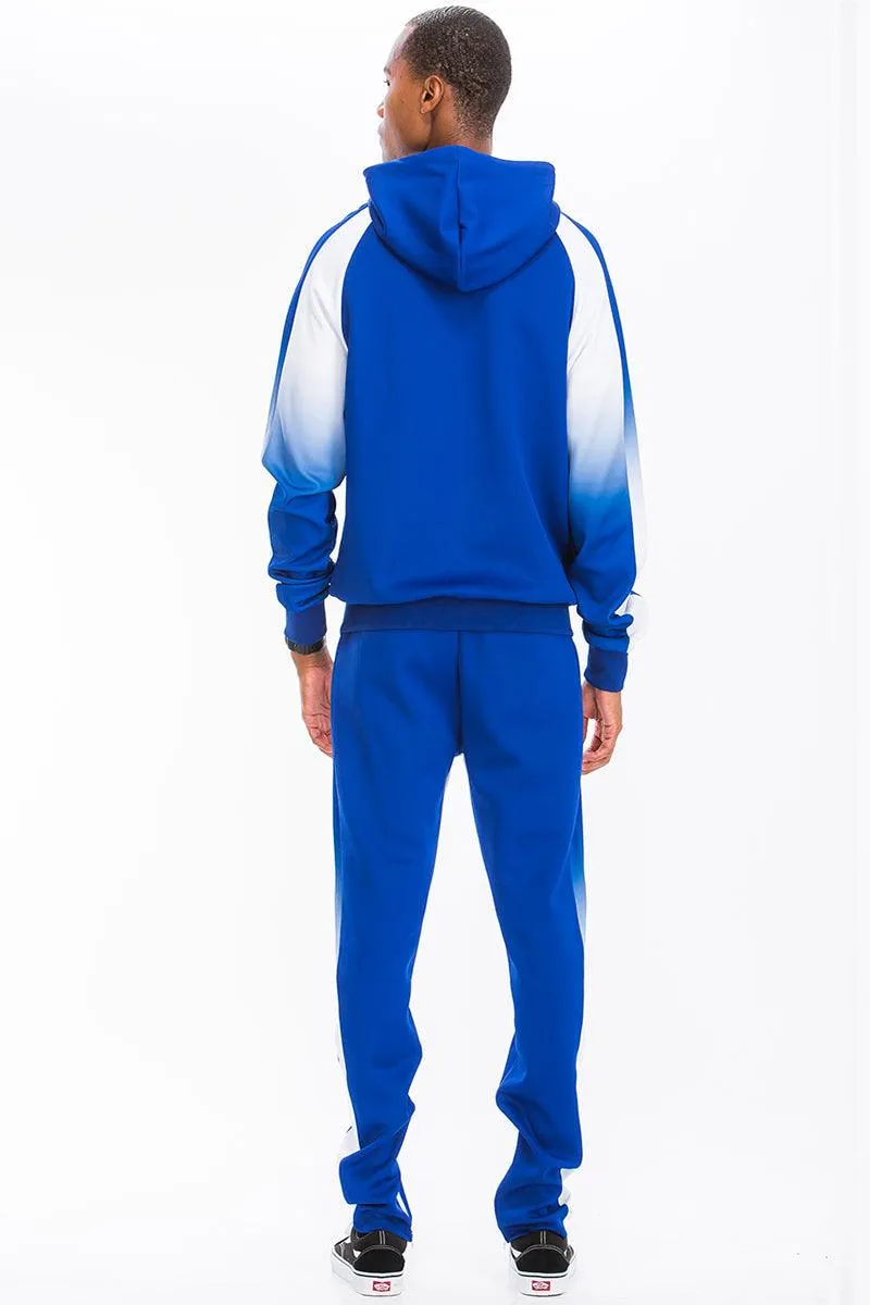 Mens Skyy Ombre Set Two-Piece Track Suit