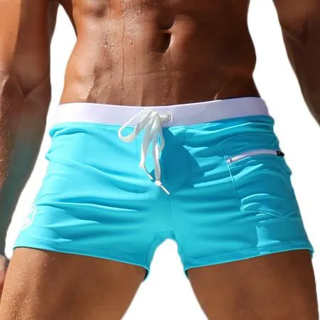 Men's Slim Swimming Trunks