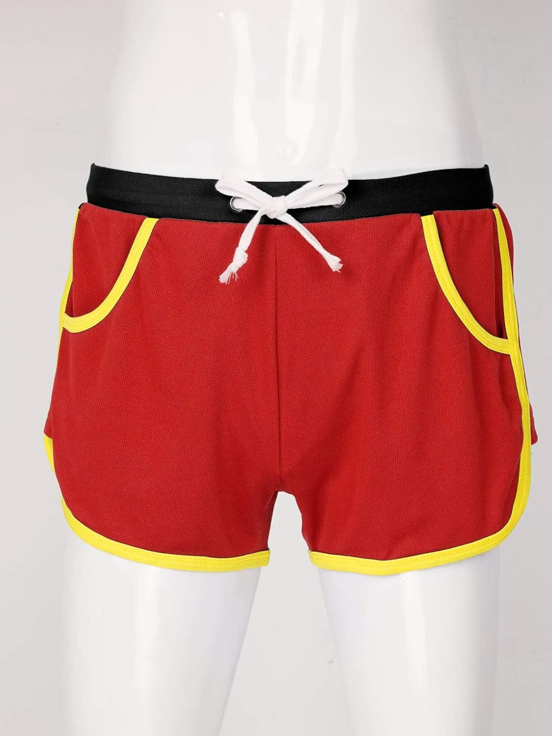 Mens Sport Boxer Shorts Drawstring Dolphin Lounge Shorts Underwear Breathable Track Shorts Activewear