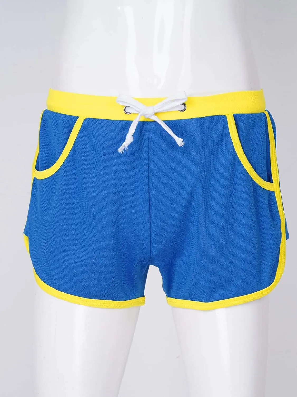 Mens Sport Boxer Shorts Drawstring Dolphin Lounge Shorts Underwear Breathable Track Shorts Activewear