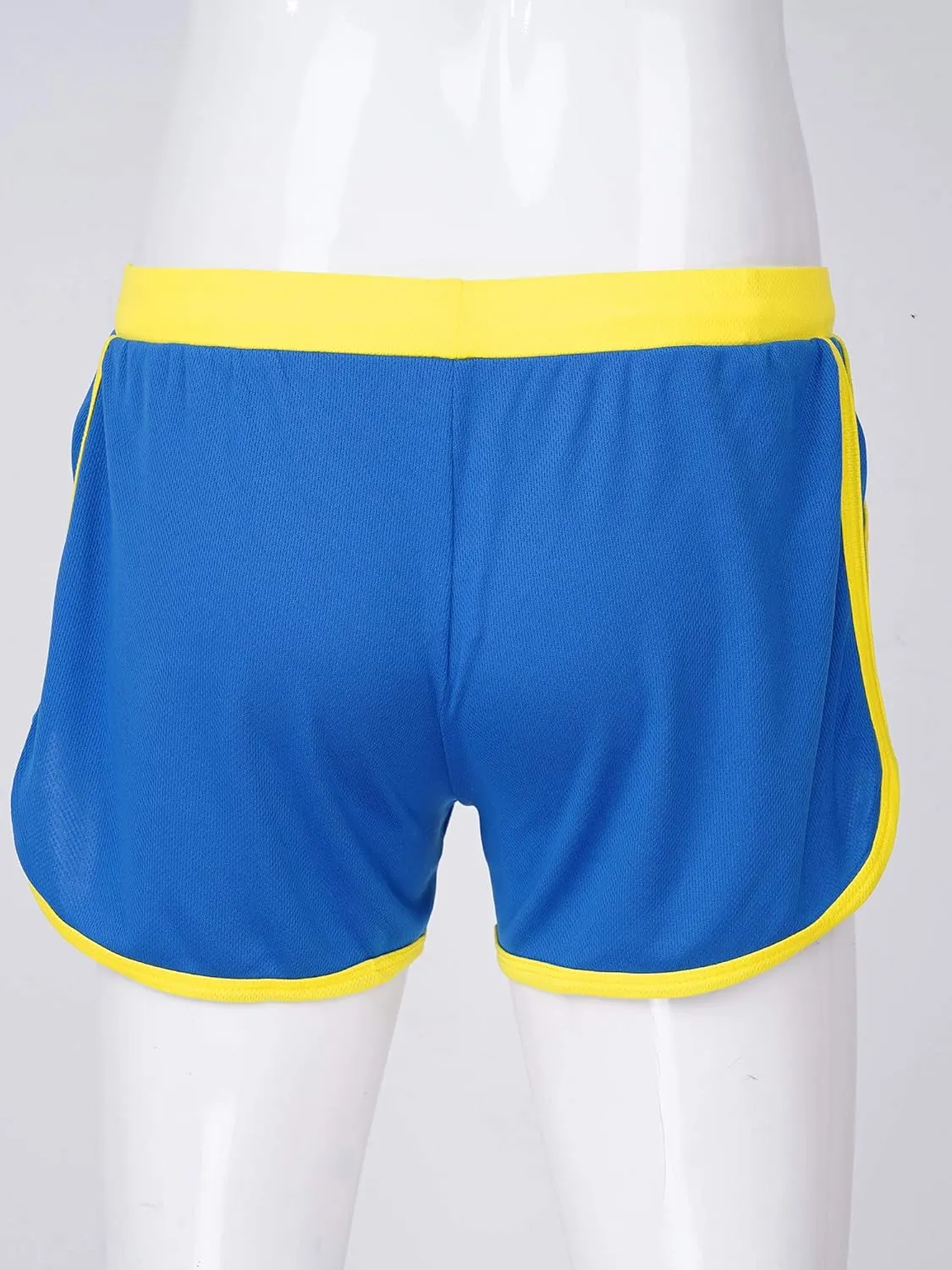Mens Sport Boxer Shorts Drawstring Dolphin Lounge Shorts Underwear Breathable Track Shorts Activewear
