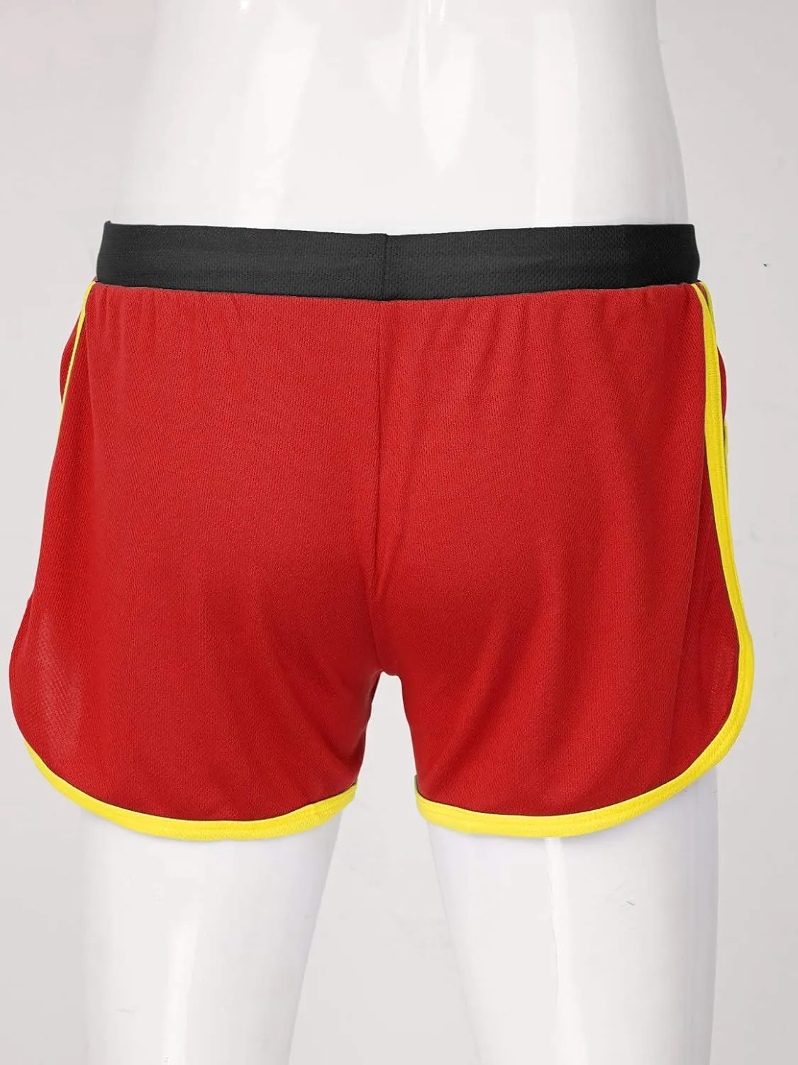 Mens Sport Boxer Shorts Drawstring Dolphin Lounge Shorts Underwear Breathable Track Shorts Activewear