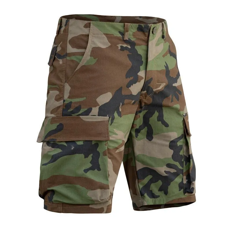 Men’s Stretch Camouflage Tactics Shorts - Wear-Resistant