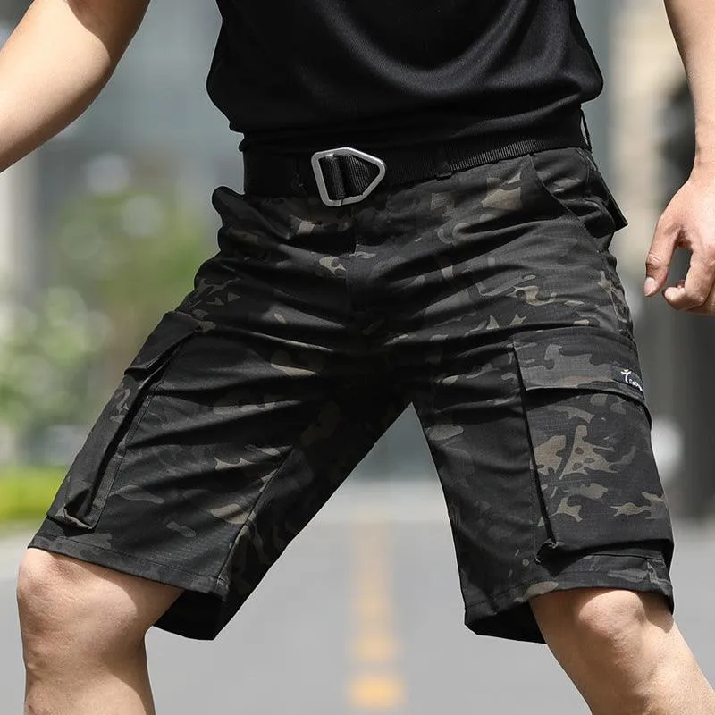 Men’s Stretch Camouflage Tactics Shorts - Wear-Resistant