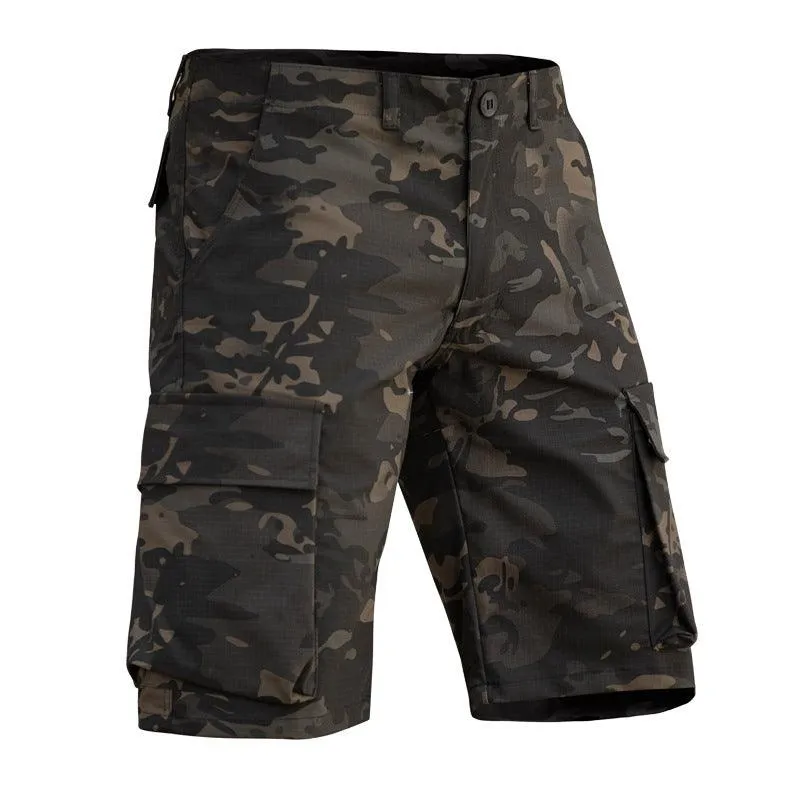 Men’s Stretch Camouflage Tactics Shorts - Wear-Resistant