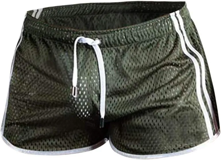Men's Swim Trunks Beach Shorts Lightweight Outdoor Shorts Pants Quick Dry Activewear Workout for Men Swimming
