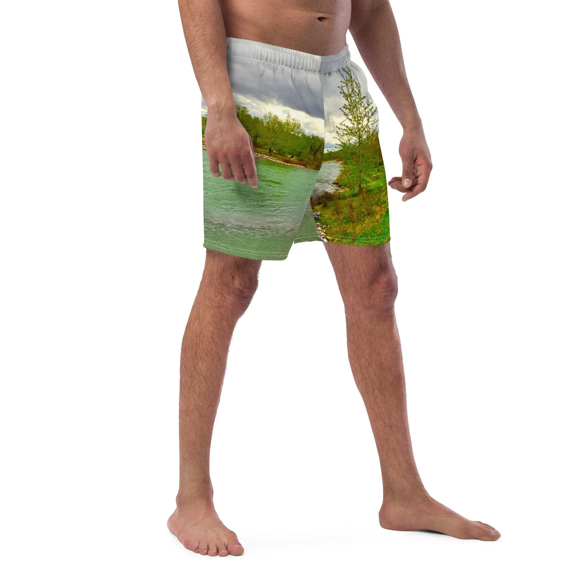 Men's Swim Trunks - Calgary Bow River East Village