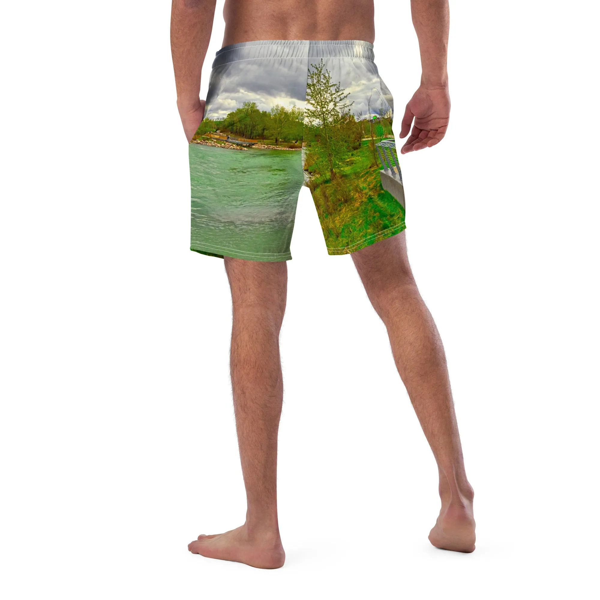 Men's Swim Trunks - Calgary Bow River East Village