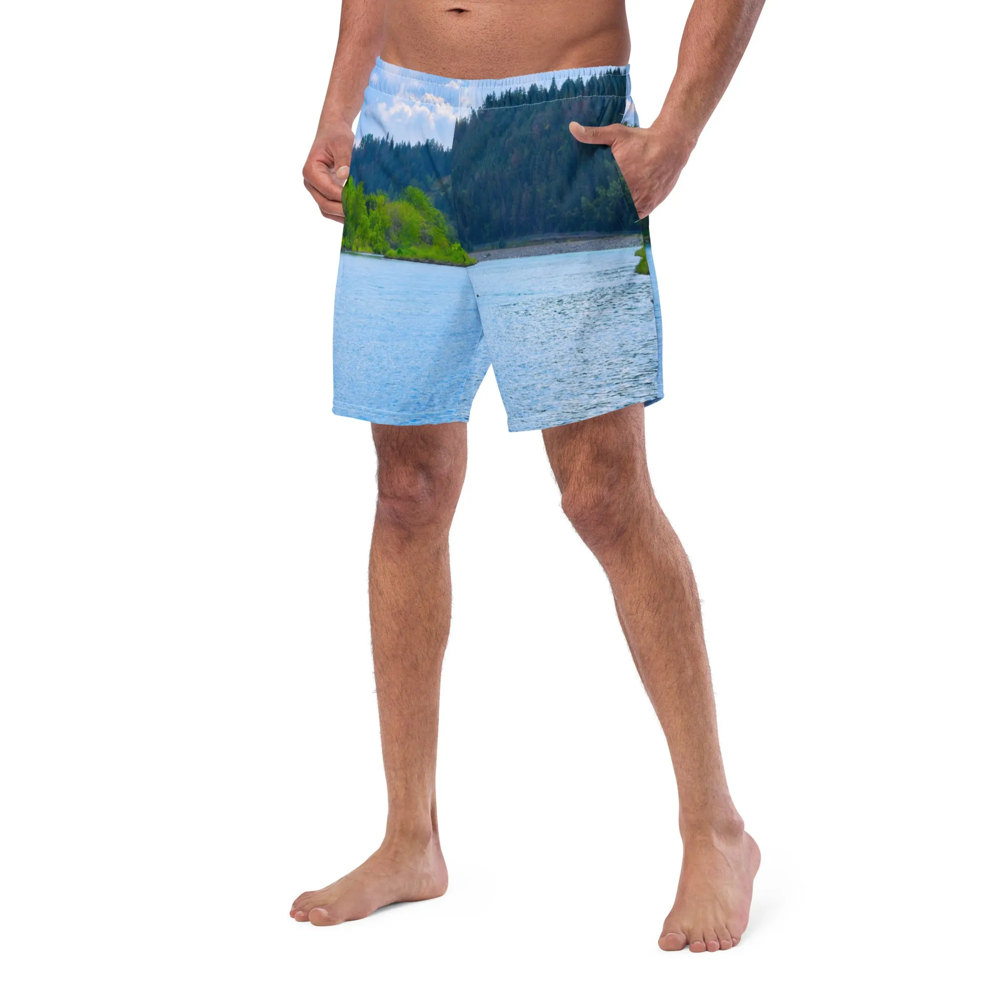 Men's Swimming Trunks - Edworthy Park Bow River