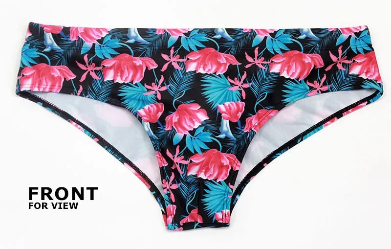 Men's Swimwear Low Boxers Swim Sportive Beachwear Shorts Swimsuit Brief in 16 Colours