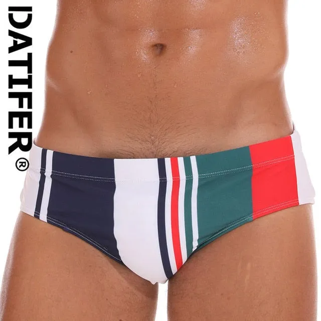 Men's Swimwear Low Boxers Swim Sportive Beachwear Shorts Swimsuit Brief in 16 Colours
