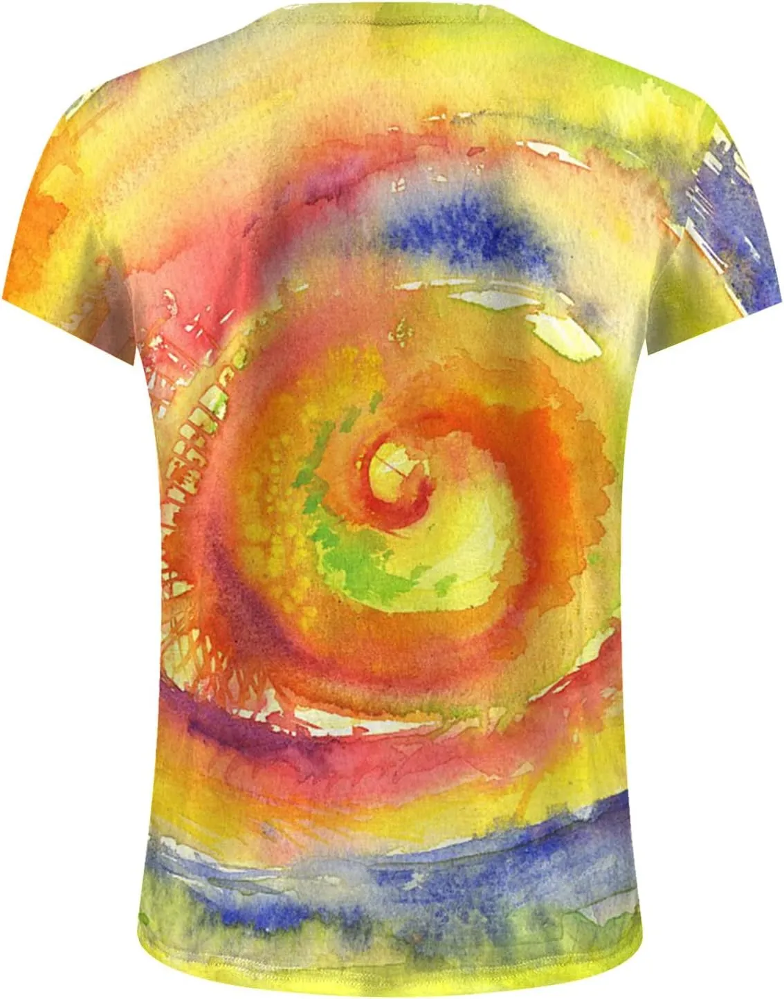 Mens T Shirts Short Sleeve Tie Dye Summer Tops Graphic Casual Stylish Tees Gradient T Shirt Hawaiian Beach Clothes