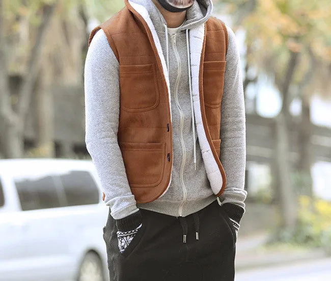 Men's Winter Cotton Padded Vest