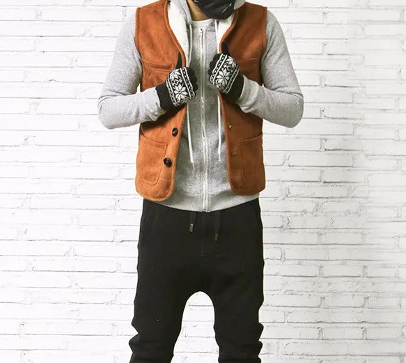 Men's Winter Cotton Padded Vest